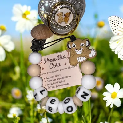 Attache tétine disney vintage rare 